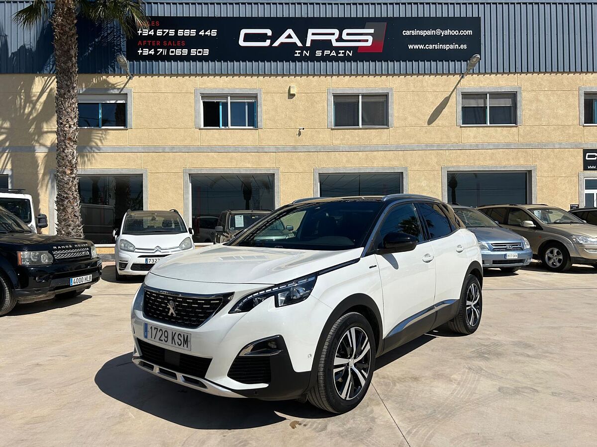 PEUGEOT 3008 GT LINE 1.5 HDI AUTO SPANISH LHD IN SPAIN 93000 MILES SUPERB 2018